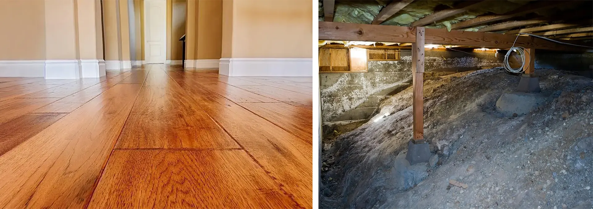 Sagging and sloping floors 