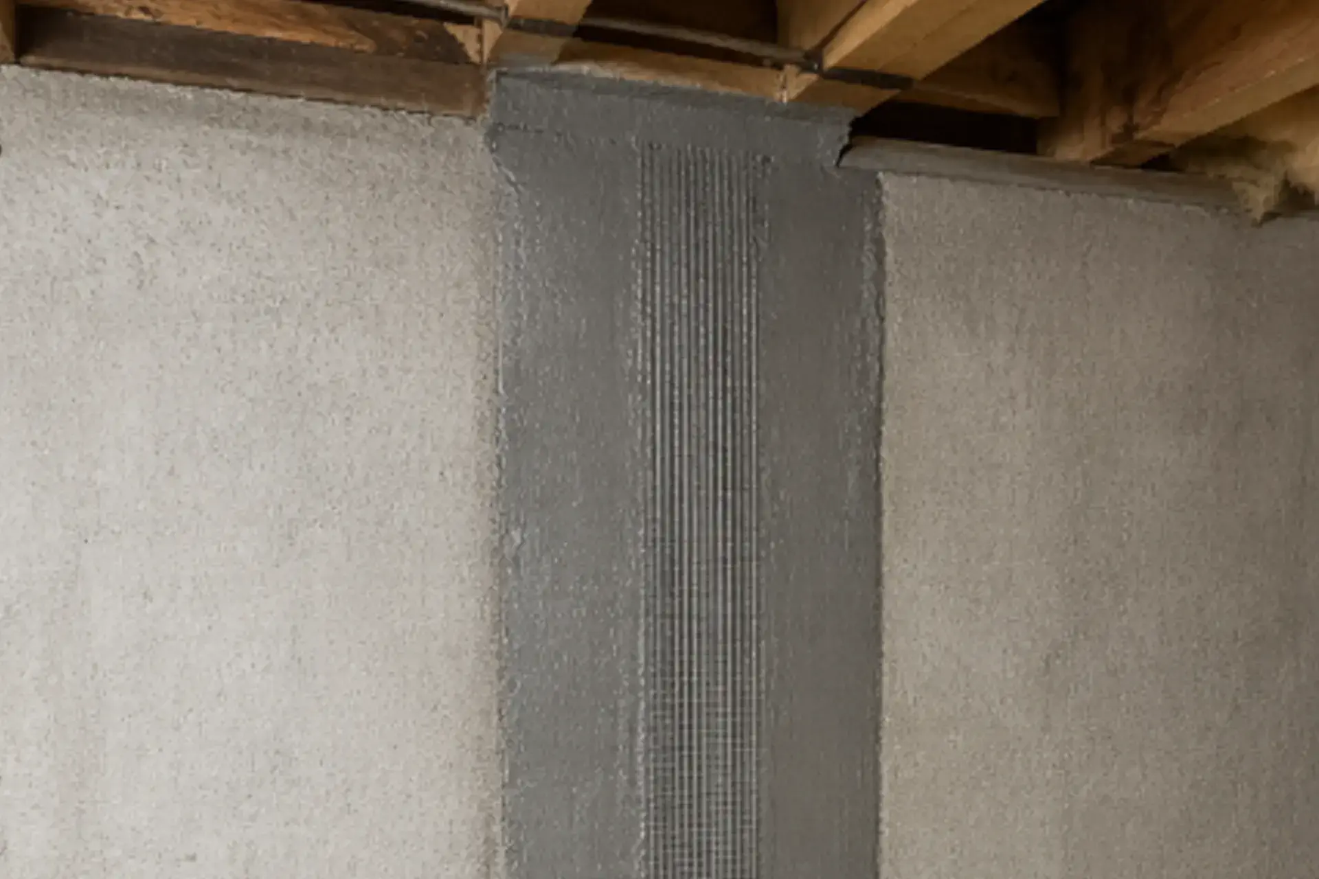 foundation-crack-repair-featured Hicksville NY foundation crack repair Basecrete waterproofing fiberglass mesh reinforced cement sealed basement wall leak Zavza Seal