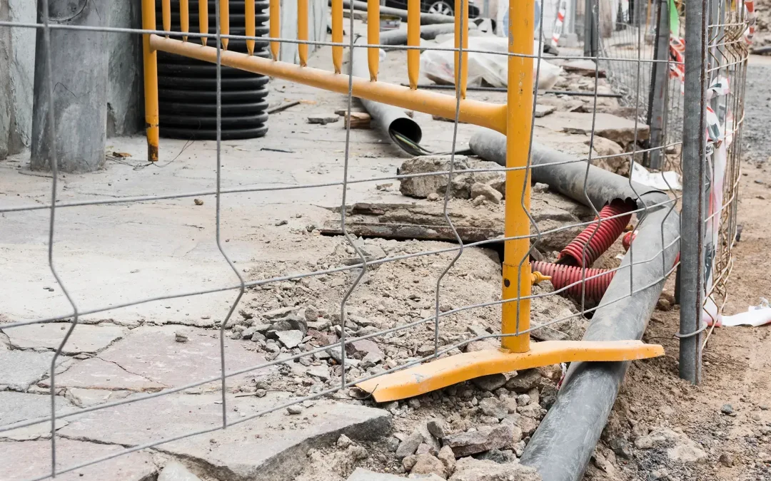 Foundation repair vs. foundation replacement - a damaged foundation with debris falling off of it in chunks, in need of either complete replacement or repair work. The latter would work in this scenario