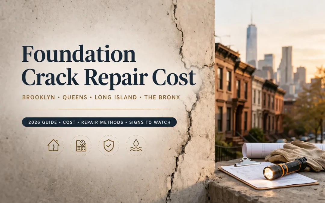 Foundation Crack Repair Cost in Brooklyn, Queens, Long Island & The Bronx (2026 Guide)