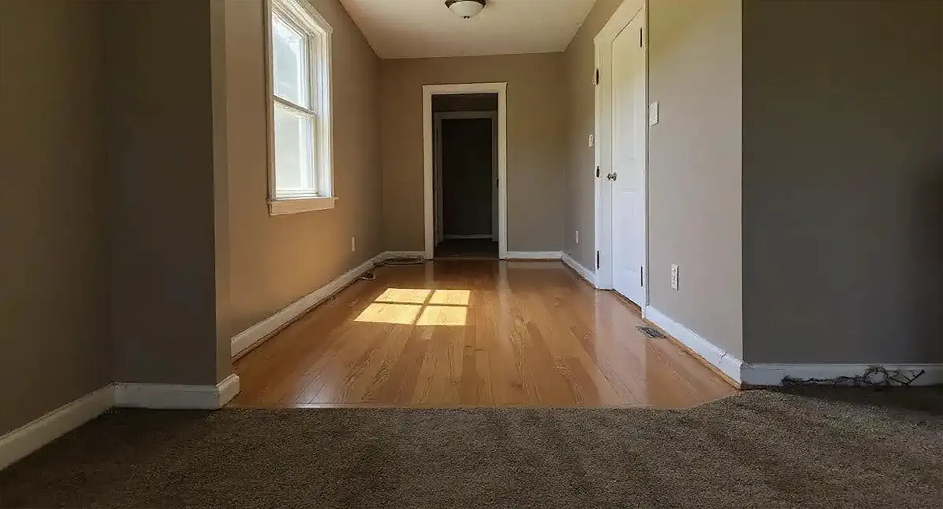 Uneven and sloping floors on the first floor of a property in Holbrook, NY
