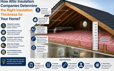 How Attic Insulation Companies Determine the Right Insulation Thickness for Your Home?