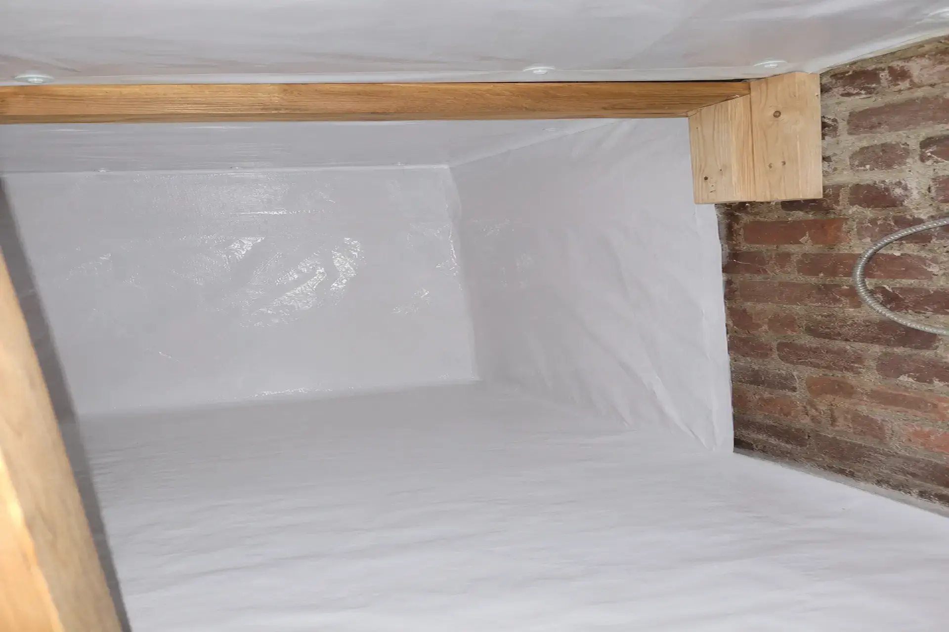 basement-ceiling-water-damage-investigation-featured Basement ceiling water damage investigation in Brooklyn, NY with exploratory testing to locate the source of moisture intrusion and mold contamination.