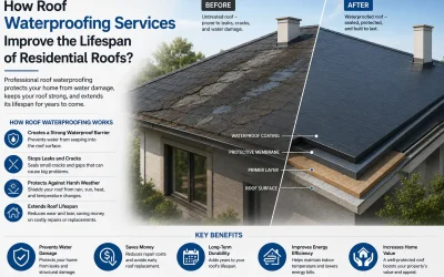 How Roof Waterproofing Services Improve the Lifespan of Residential Roofs?