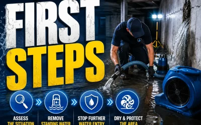 What Are the First Steps Emergency Waterproofing Services Take After Sudden Water Intrusion