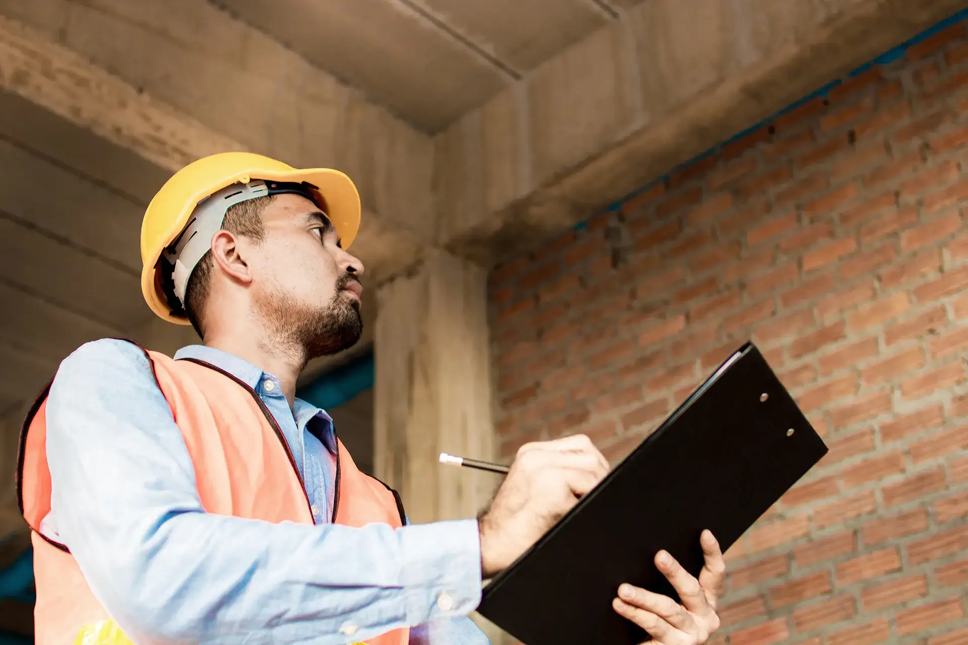 home-inspector-inspecting-a-basement A home inspector inspecting a basement of a property to avoid inspection surprises