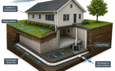 What Is a Drain Tile Drain? How It Works and Why Your Home May Need One?