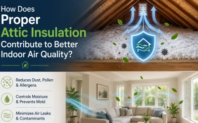 How Does Proper Attic Insulation Contribute to Better Indoor Air Quality?