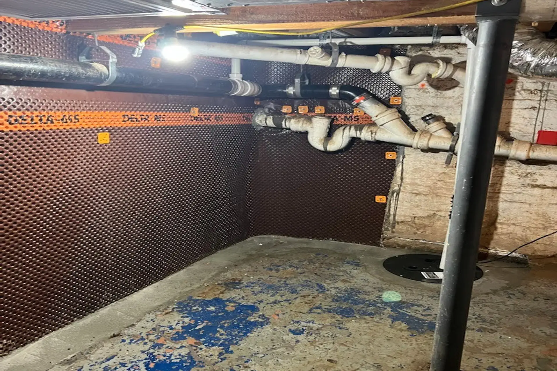 basement-waterproofing-french-drain-brooklyn-ny-featured Basement waterproofing and French drain installation in Brooklyn NY.